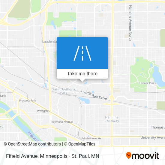 Fifield Avenue map