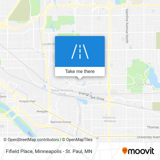 Fifield Place map