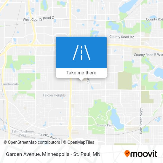 Mapa de Garden Avenue