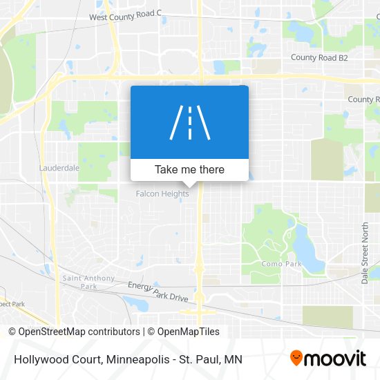 Mapa de Hollywood Court