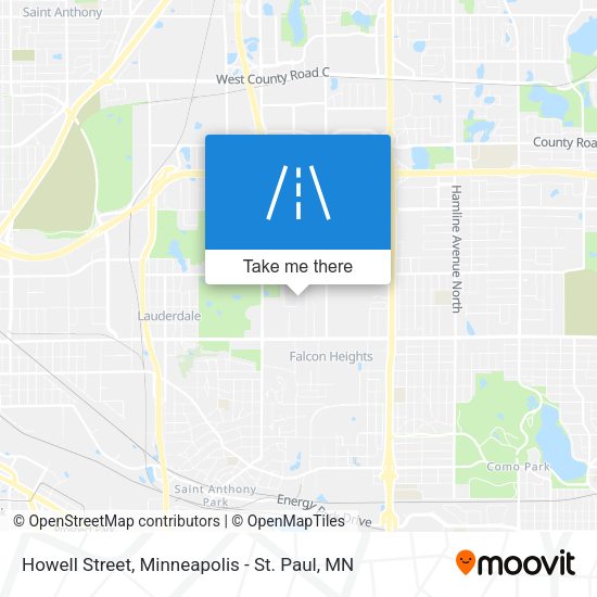 Howell Street map