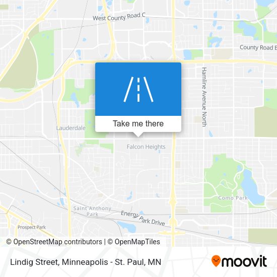 Mapa de Lindig Street