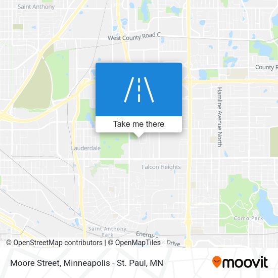 Mapa de Moore Street