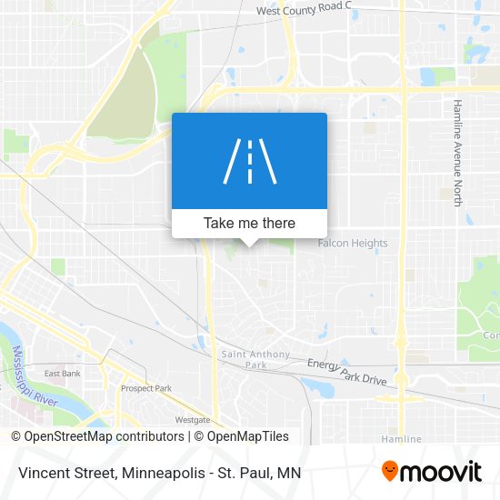 Vincent Street map