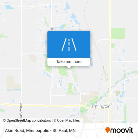 Mapa de Akin Road