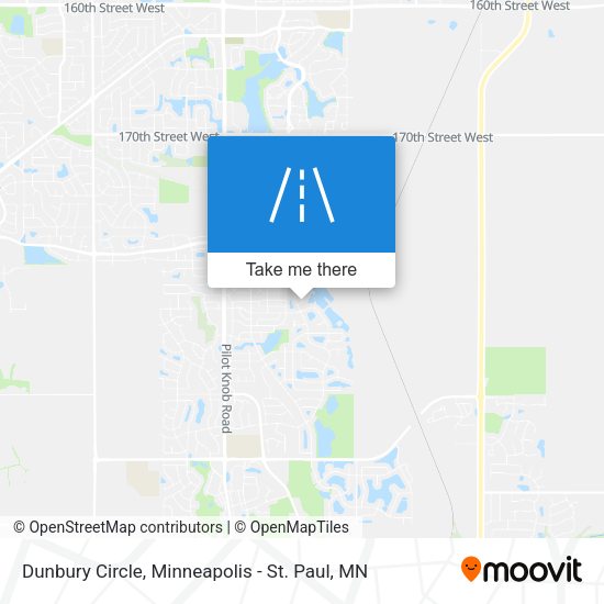 Dunbury Circle map
