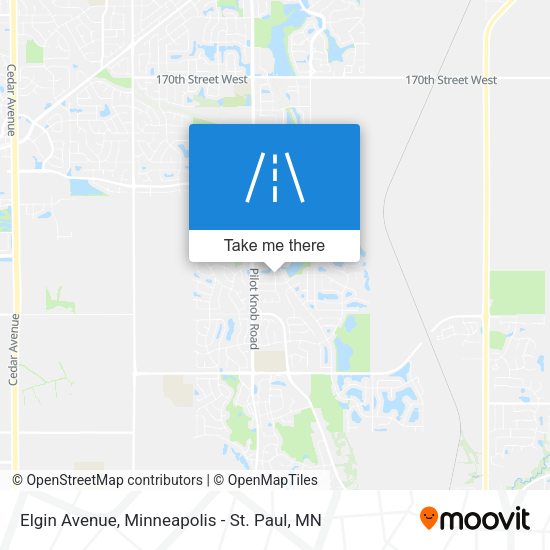 Mapa de Elgin Avenue