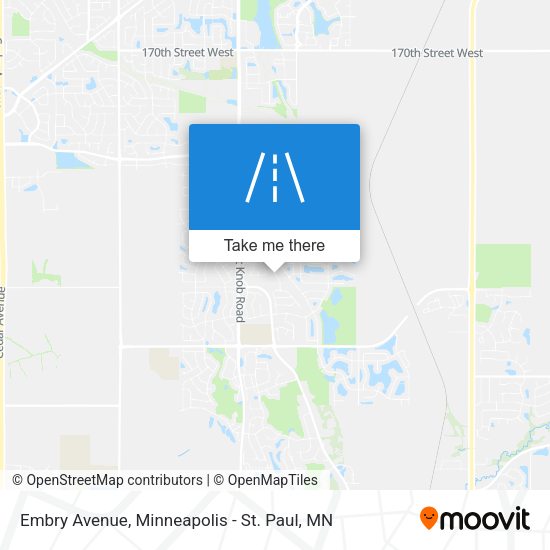 Embry Avenue map