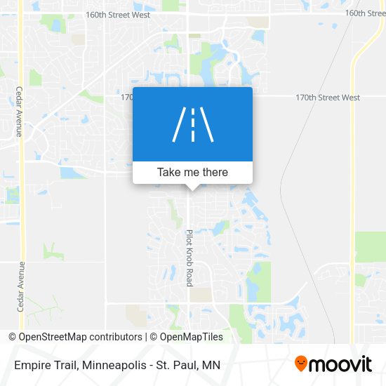 Mapa de Empire Trail