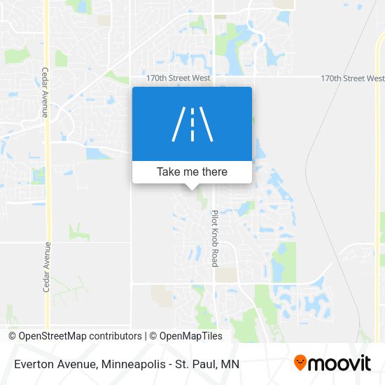 Mapa de Everton Avenue