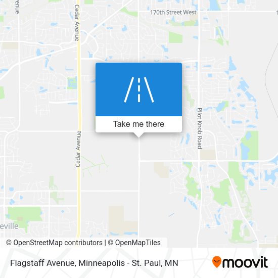 Mapa de Flagstaff Avenue