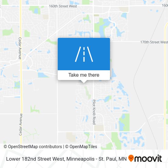 Lower 182nd Street West map