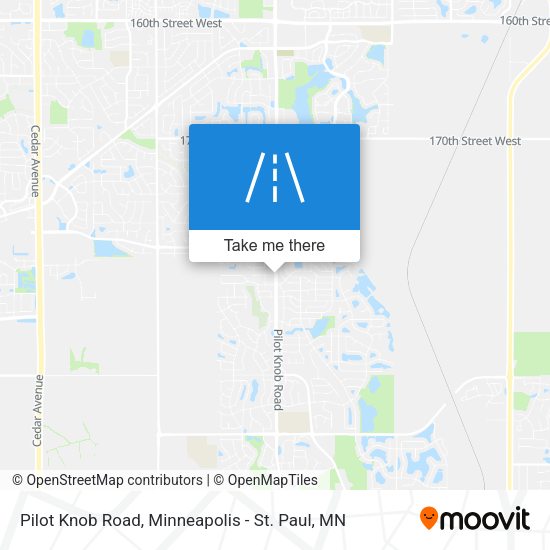 Mapa de Pilot Knob Road