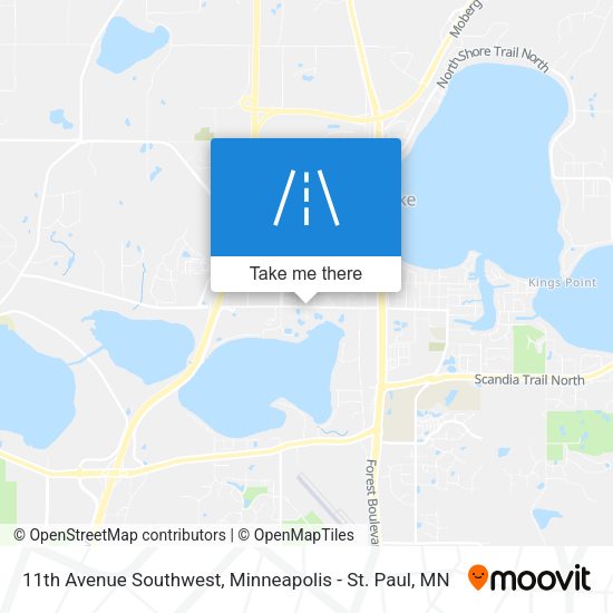 Mapa de 11th Avenue Southwest