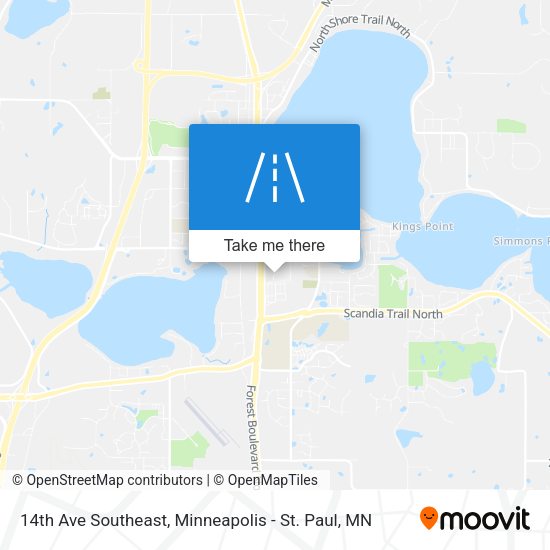 Mapa de 14th Ave Southeast