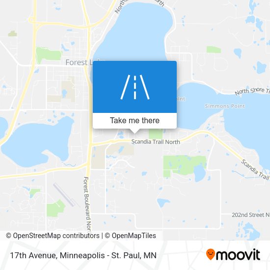 17th Avenue map