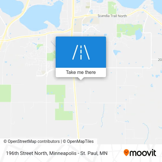 196th Street North map