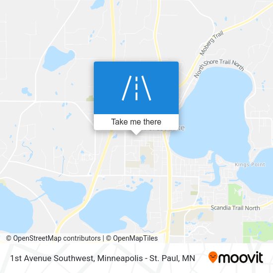 Mapa de 1st Avenue Southwest