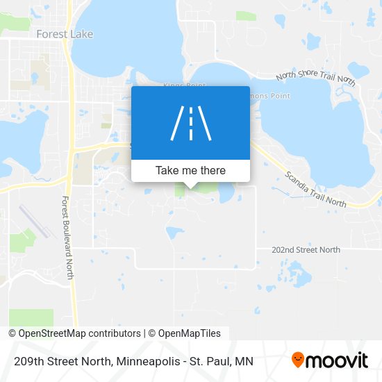 209th Street North map