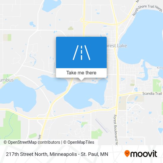 217th Street North map