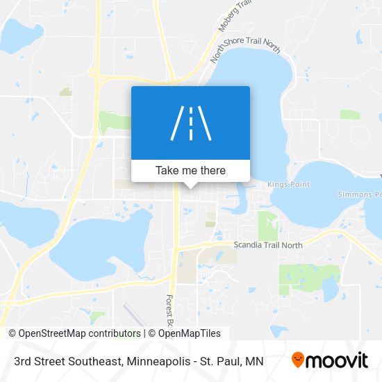 3rd Street Southeast map
