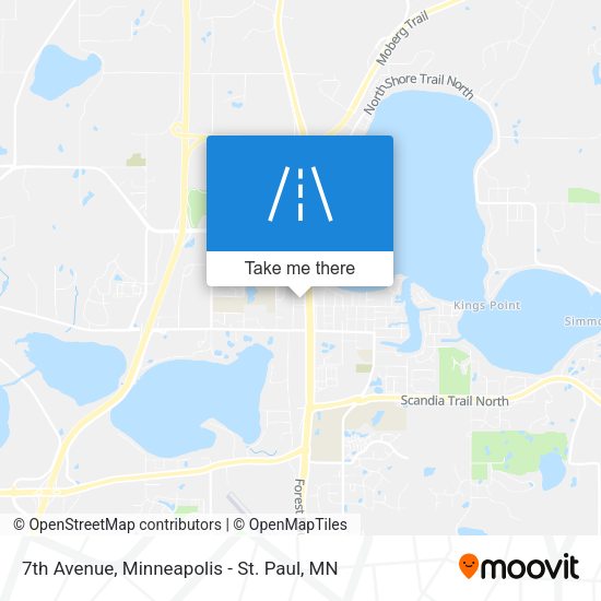 7th Avenue map