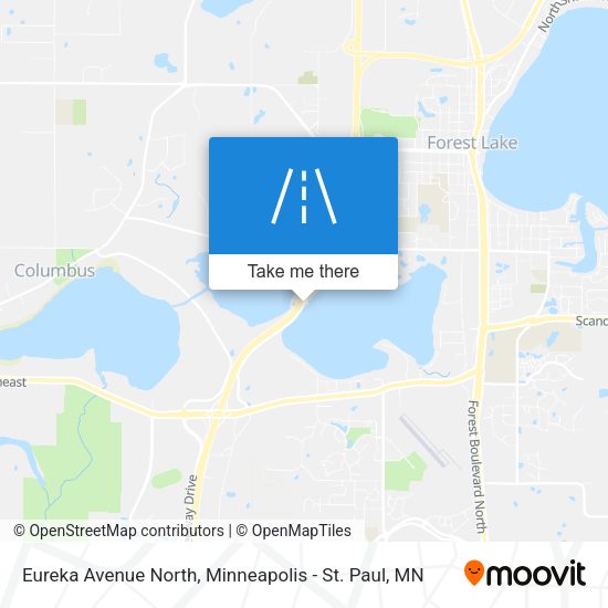 Eureka Avenue North map
