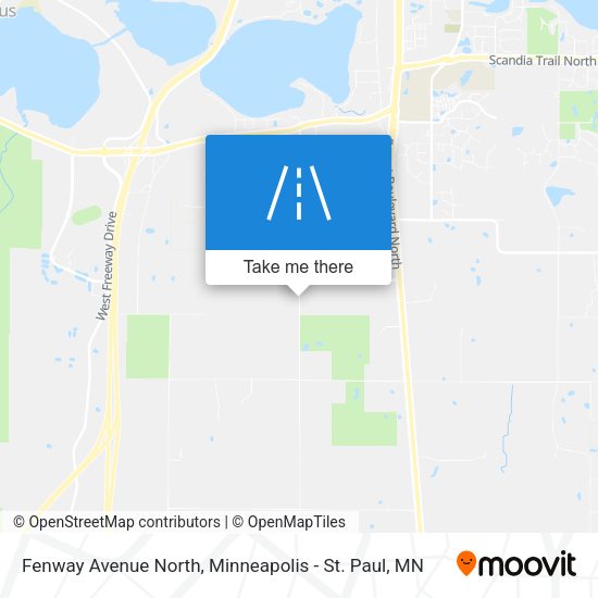 Fenway Avenue North map