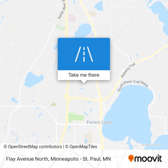 Flay Avenue North map
