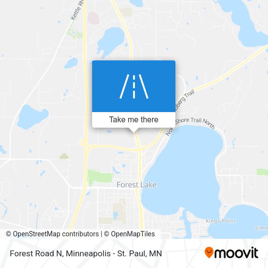Forest Road N map