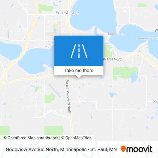 Goodview Avenue North map