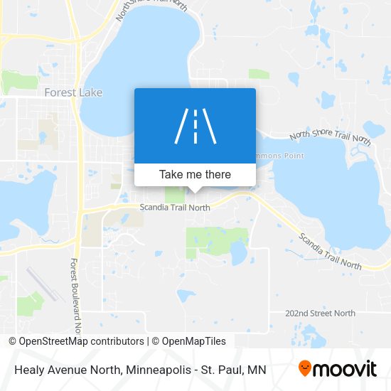 Mapa de Healy Avenue North