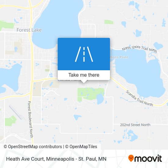 Mapa de Heath Ave Court