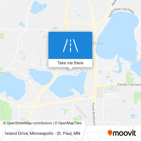 Island Drive map