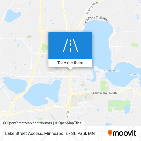 Mapa de Lake Street Access