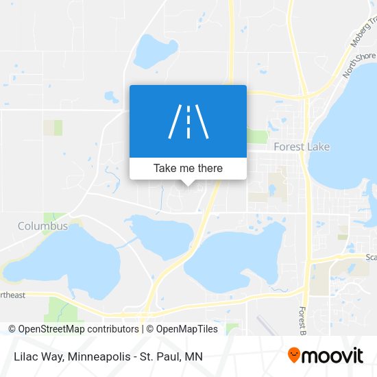 Lilac Way map