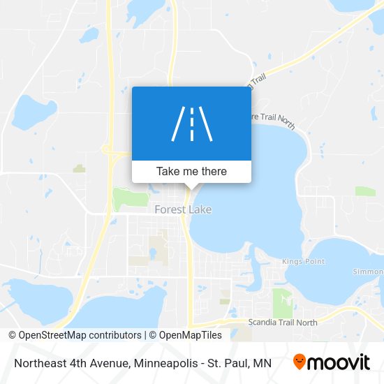 Northeast 4th Avenue map