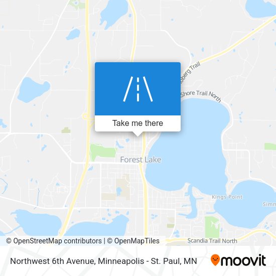 Northwest 6th Avenue map