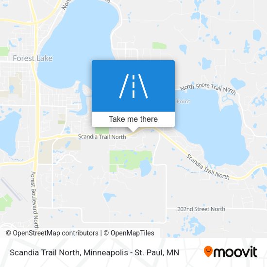 Mapa de Scandia Trail North
