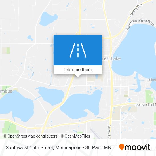 Mapa de Southwest 15th Street