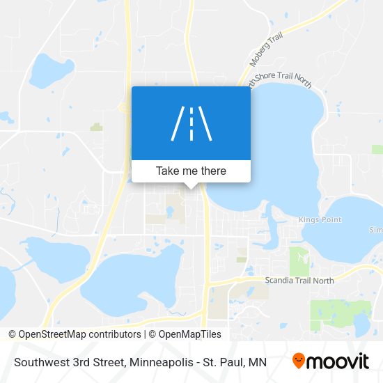 Mapa de Southwest 3rd Street