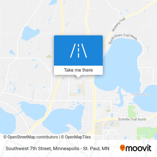 Southwest 7th Street map