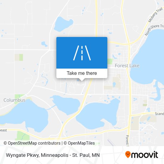 Mapa de Wyngate Pkwy