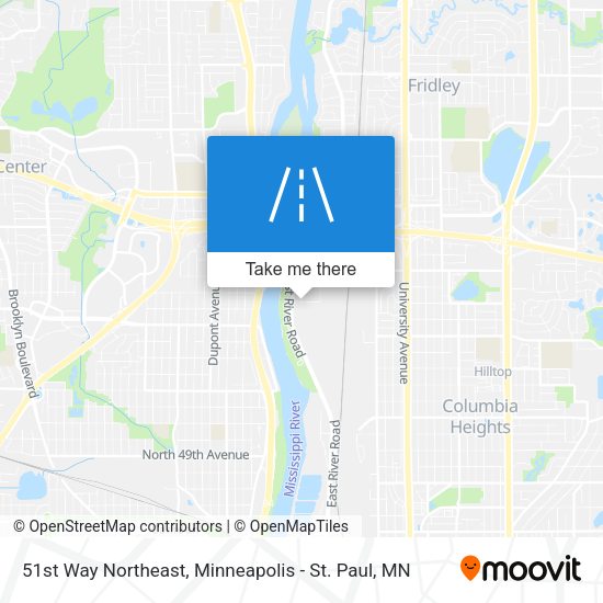 Mapa de 51st Way Northeast