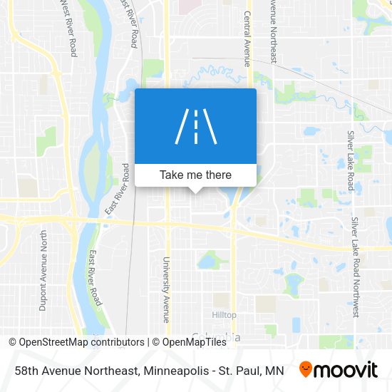 Mapa de 58th Avenue Northeast