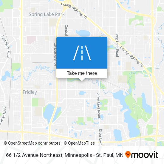 66 1/2 Avenue Northeast map