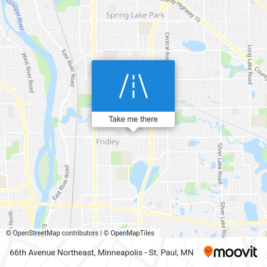 66th Avenue Northeast map