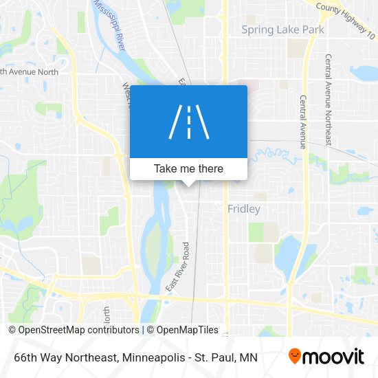 66th Way Northeast map
