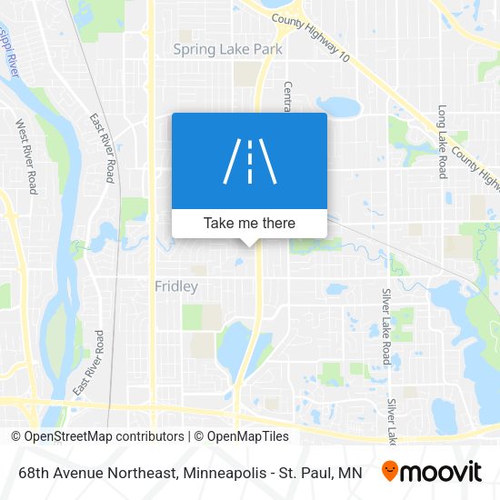 68th Avenue Northeast map