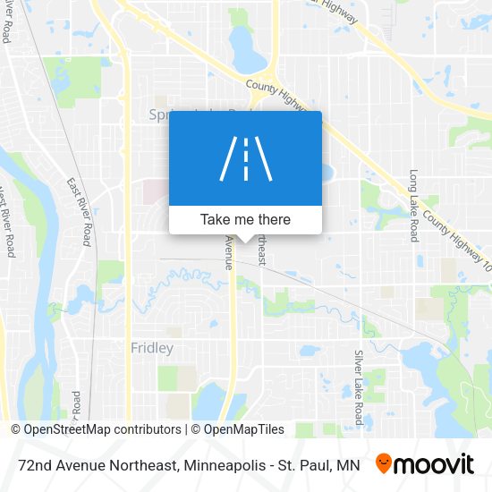 Mapa de 72nd Avenue Northeast
